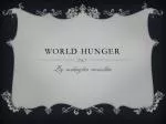 World hunger - slide 1