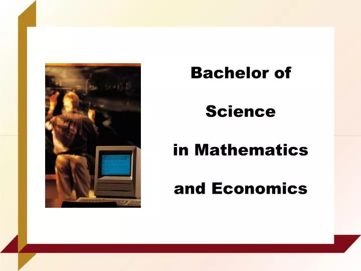 bachelor of science in mathematics and economics