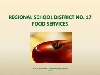 REGIONAL SCHOOL DISTRICT NO. 17 FOOD SERVICES