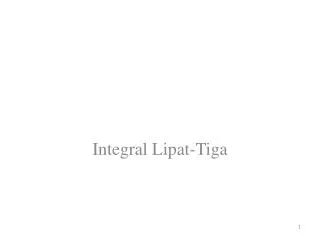 Integral Lipat-Tiga