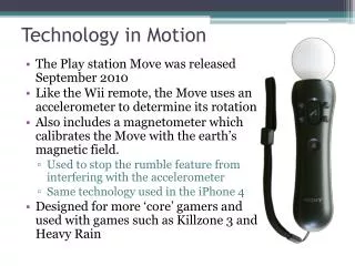 Technology in Motion