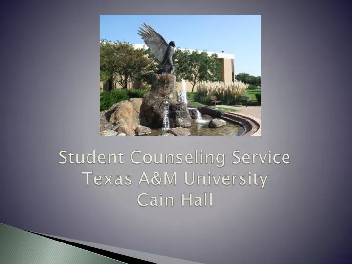 student counseling service texas a m university cain hall