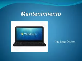mantenimiento