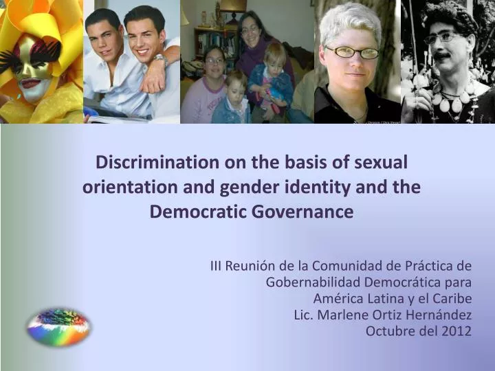 discrimination on the basis of sexual orientation and gender identity and the democratic governance