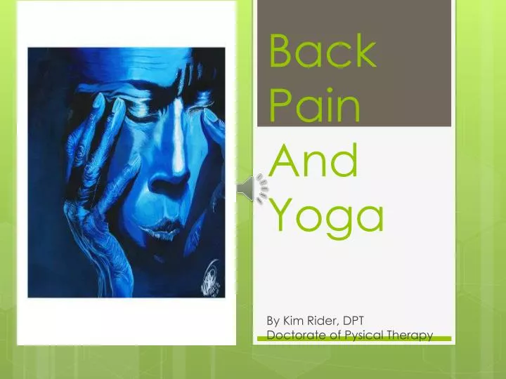 back pain and yoga