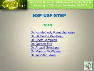 NSF-USF-STEP