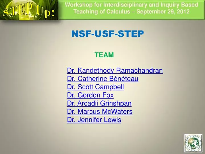 nsf usf step