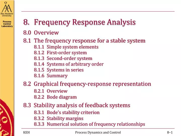 8 frequency response analysis