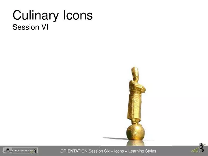 culinary icons session vi