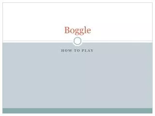 boggle