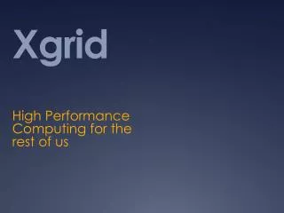 Xgrid