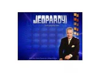Single-Jeopardy