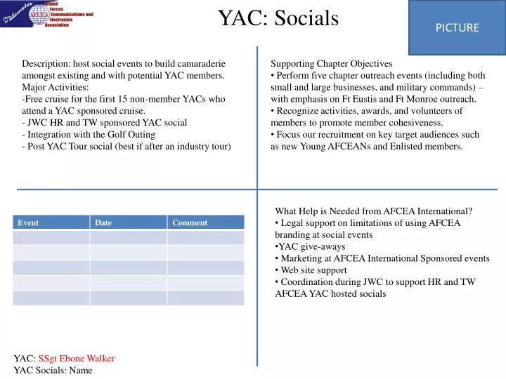 yac socials