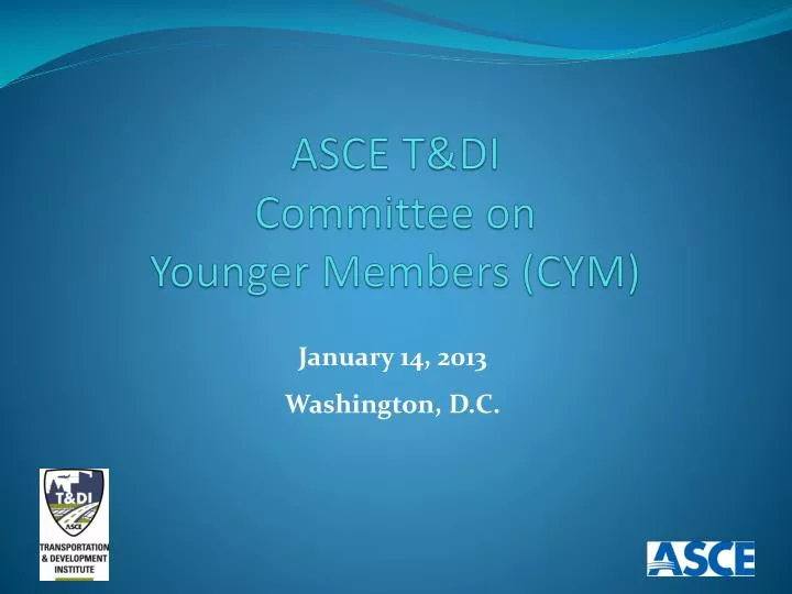 asce t di committee on younger members cym