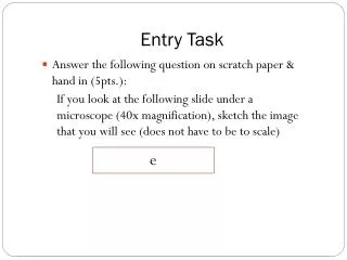 Entry Task