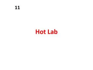 Hot Lab