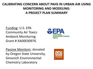 CALIBRATING CONCERN ABOUT PAHS IN URBAN AIR USING MONITORING AND MODELING: