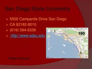 san diego state university