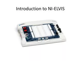 Introduction to NI-ELVIS