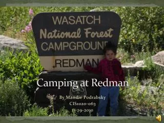 Camping at Redman