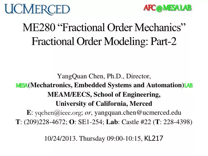 me280 fractional order mechanics fractional order modeling part 2
