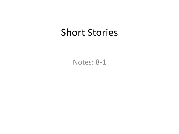 short stories