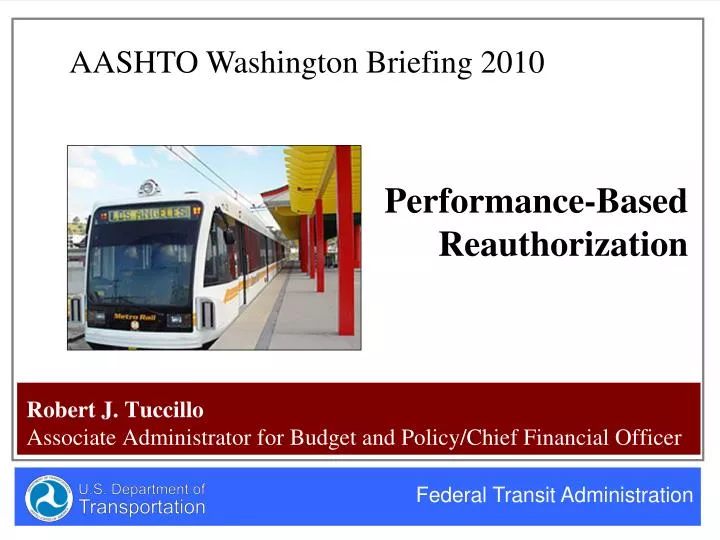 robert j tuccillo associate administrator for budget and policy chief financial officer