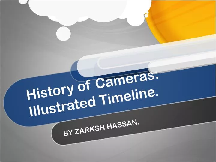 history of cameras illustrated timeline