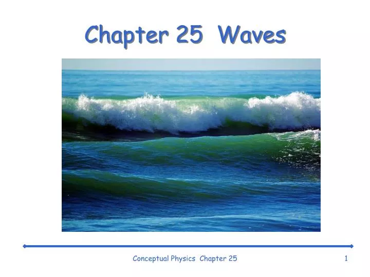 chapter 25 waves