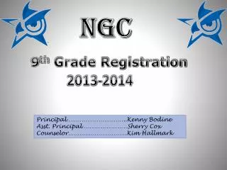 9 th Grade Registration