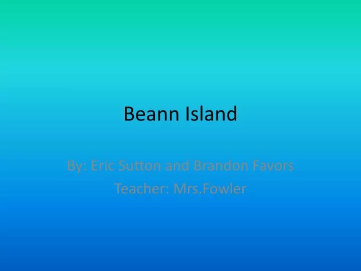 beann island