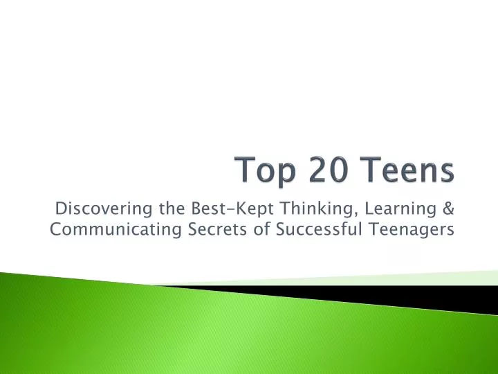 top 20 teens