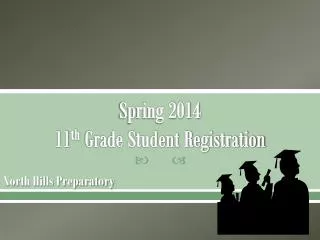 Spring 2014 11 th Grade Student Registration