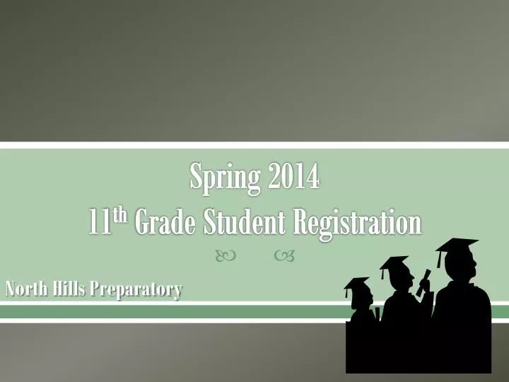 spring 2014 11 th grade student registration