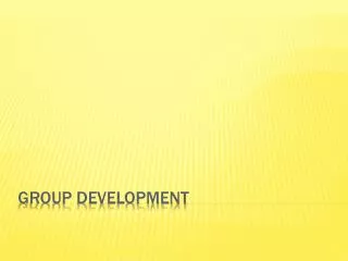 Group Development
