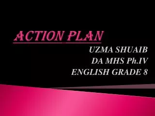 ACTION PLAN