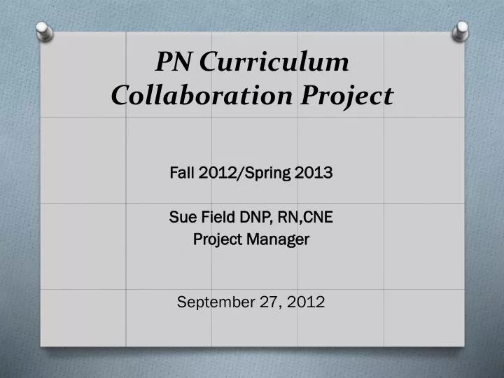 pn curriculum collaboration project