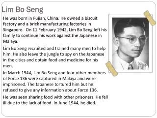 lim bo seng