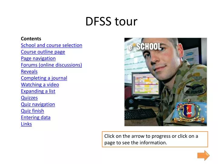 dfss tour