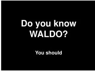 Do you know WALDO? You should