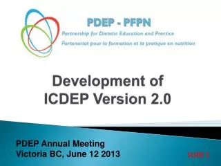 Development of ICDEP Version 2.0