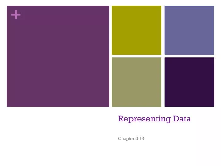representing data