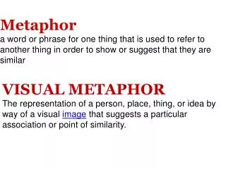 M etaphor