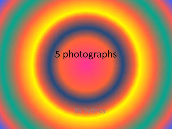5 photographs