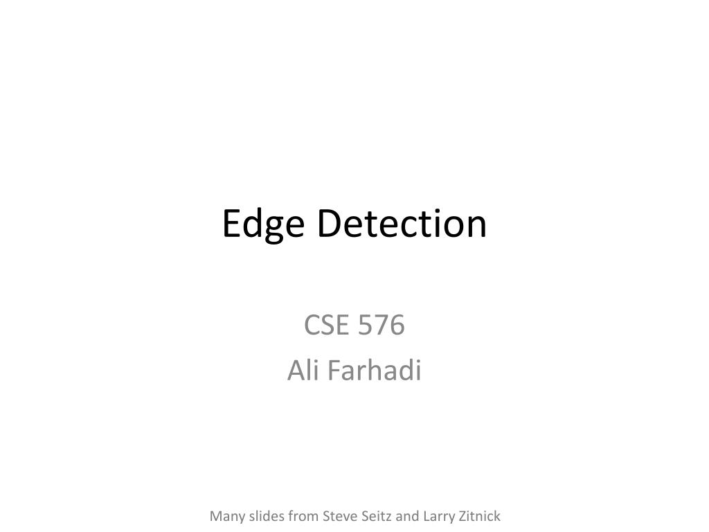 PPT - Advanced Edge Detection Techniques in Image Processing PowerPoint ...