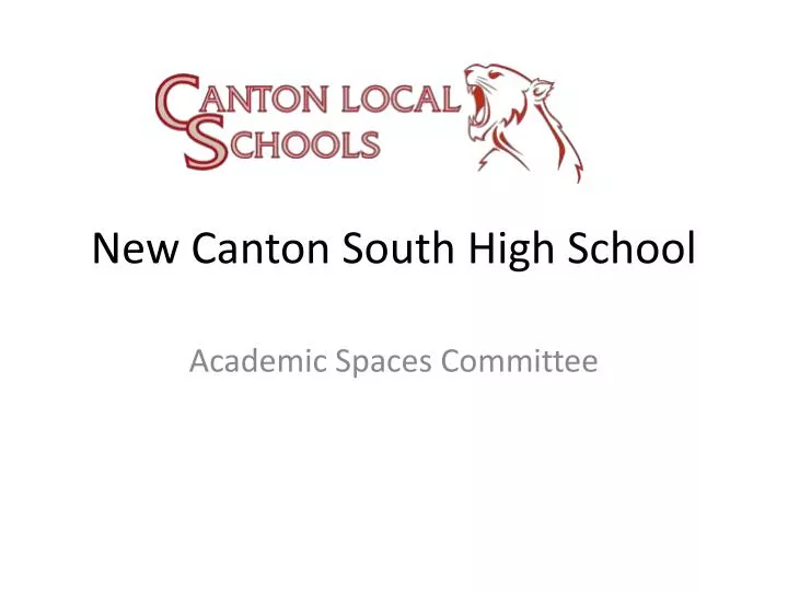 new canton south high school
