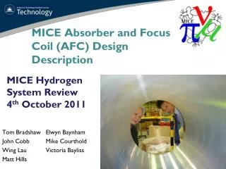 MICE Absorber and Focus Coil (AFC) Design Description