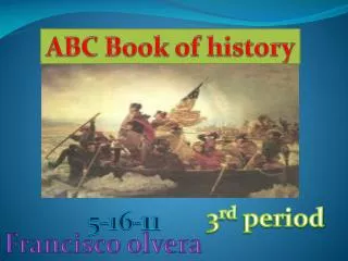 ABC Book of history