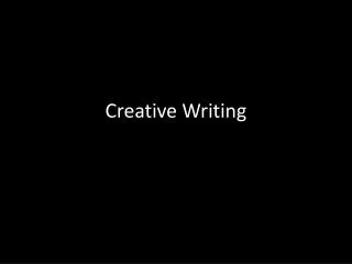 Creative Writing