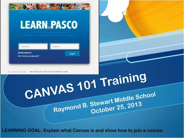 canvas 101 training